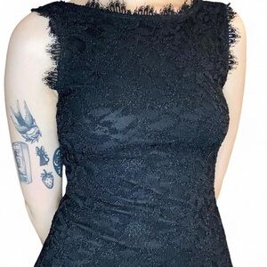 Vintage lace little black dress LBD